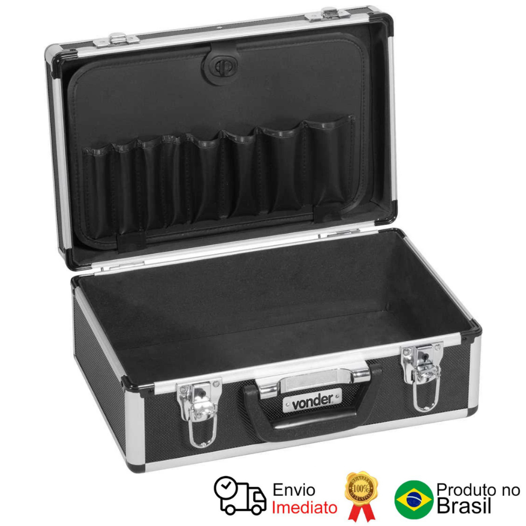 Maleta Ferramentas 360x230x150 Preta Mfv 141 Vonder em Oferta na Shopee