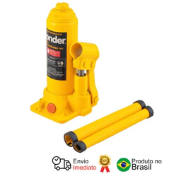 Macaco Hidráulico Tipo Garrafa 2 Toneladas (2 Tf) Vonder