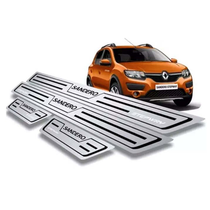 Soleira Aço Inox Premium Renault Sandero Stepway