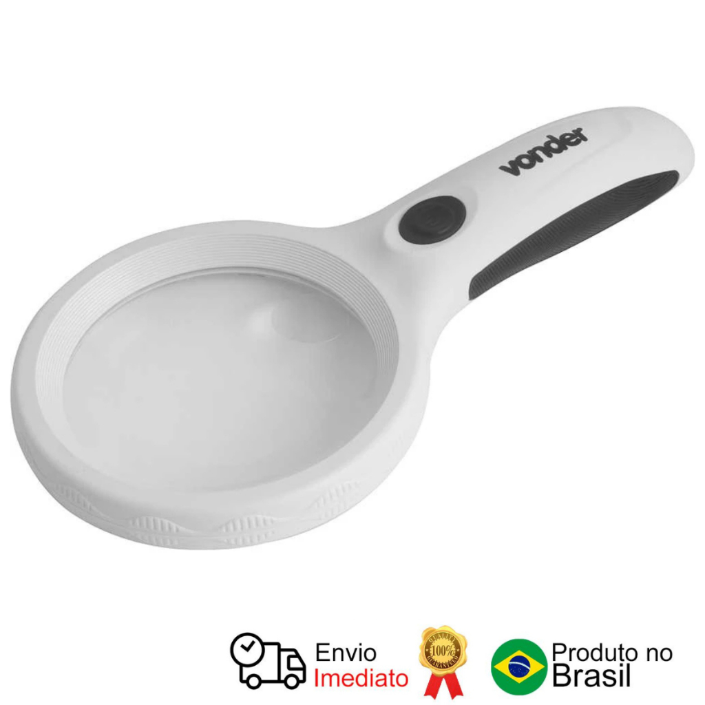 Lupa Manual Com Led Vonder em Oferta na Shopee