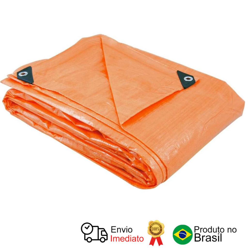 Lona De Polietileno Laranja 2 M X 2 M Vonder