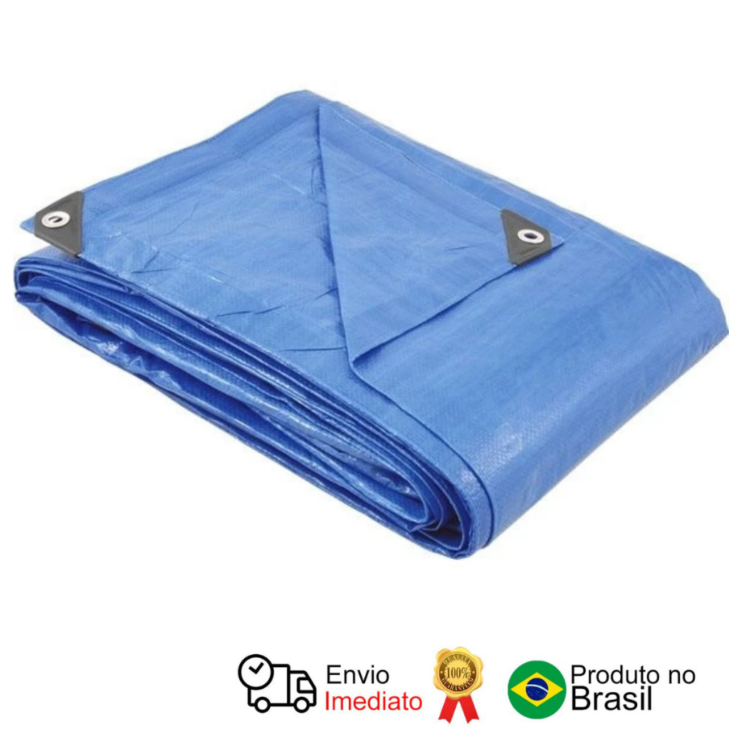 Lona De Polietileno Azul 10 M X 8 M Vonder em Oferta na Shopee