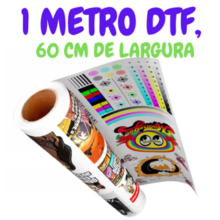 Dtf Impressão Qualidade I3200 Para Estamparia Blusas Qualquer Tecido 1 METRO por 58 CM Envio 24h em Oferta na Shopee