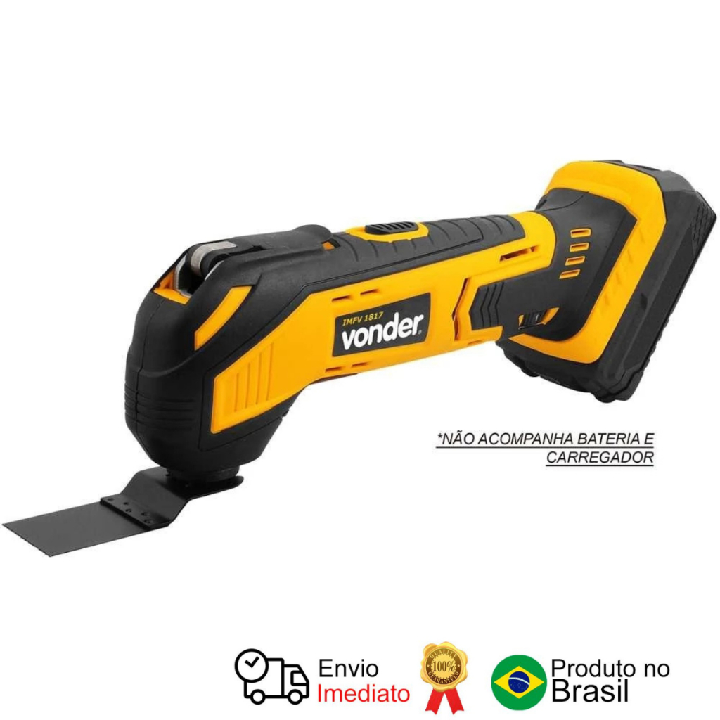 Lixadeira Multifunção 18V Sem Bateria Imfv 1817 Vonder em Oferta na Shopee