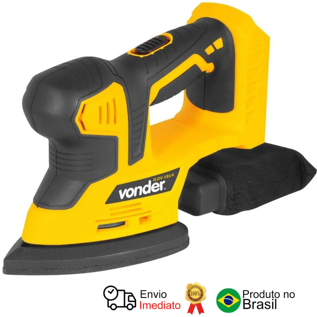 Lixadeira Delta 18V Sem Bateria Ildv 1814 Vonder