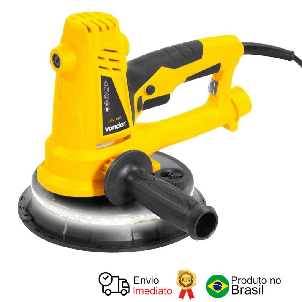 Lixadeira De Parede Com Led Lpv 750 127V Vonder