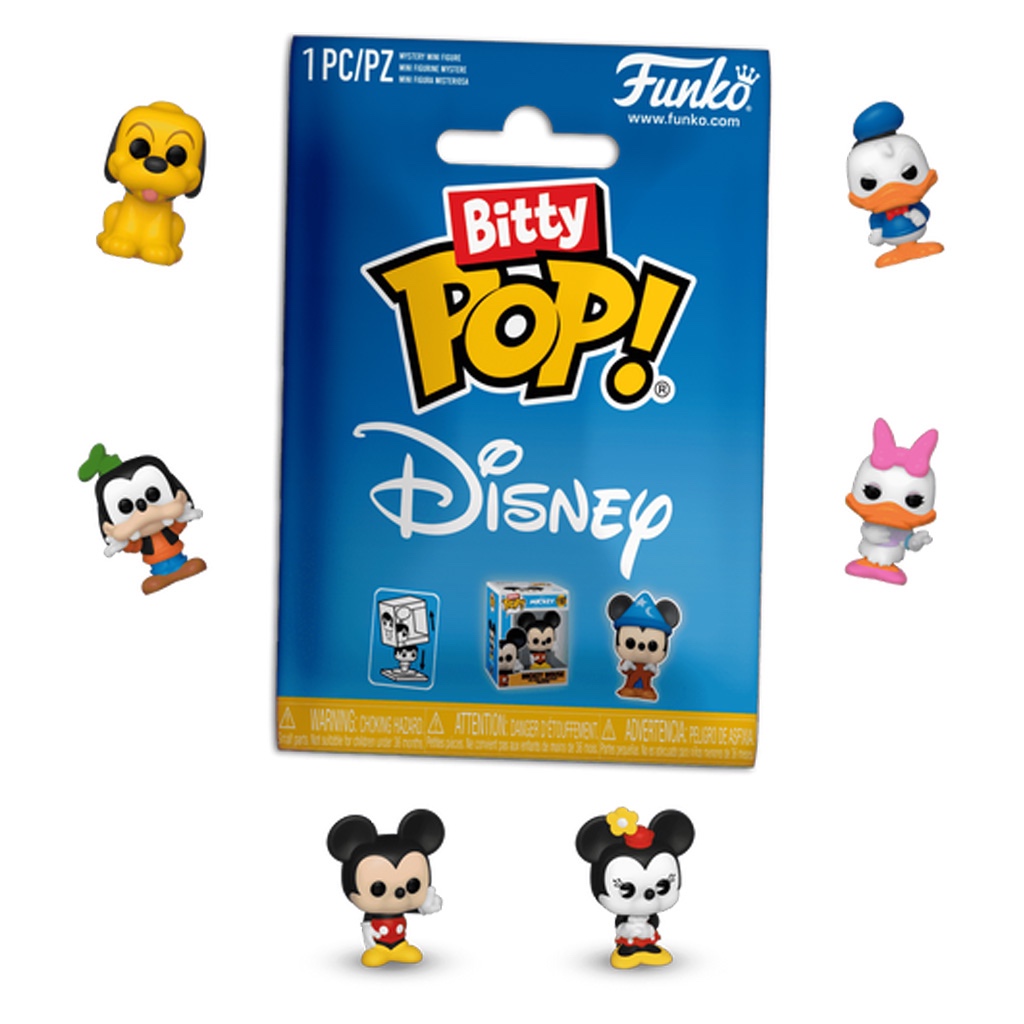 FUNKO BITTY POP MYSTERY DISNEY CLASSIC FRIENDS 84814/76354 em Oferta na Shopee