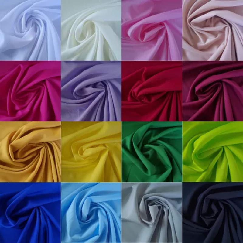 10, 15 ou 20 METROS DE OXFORD LISO- 15x1.50m - 100% POLIÉSTER- VÁRIAS CORES