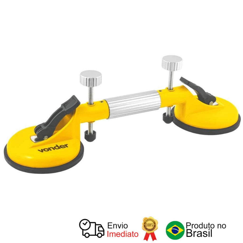 Ventosa Dupla 120 Mm Ajustável Vonder