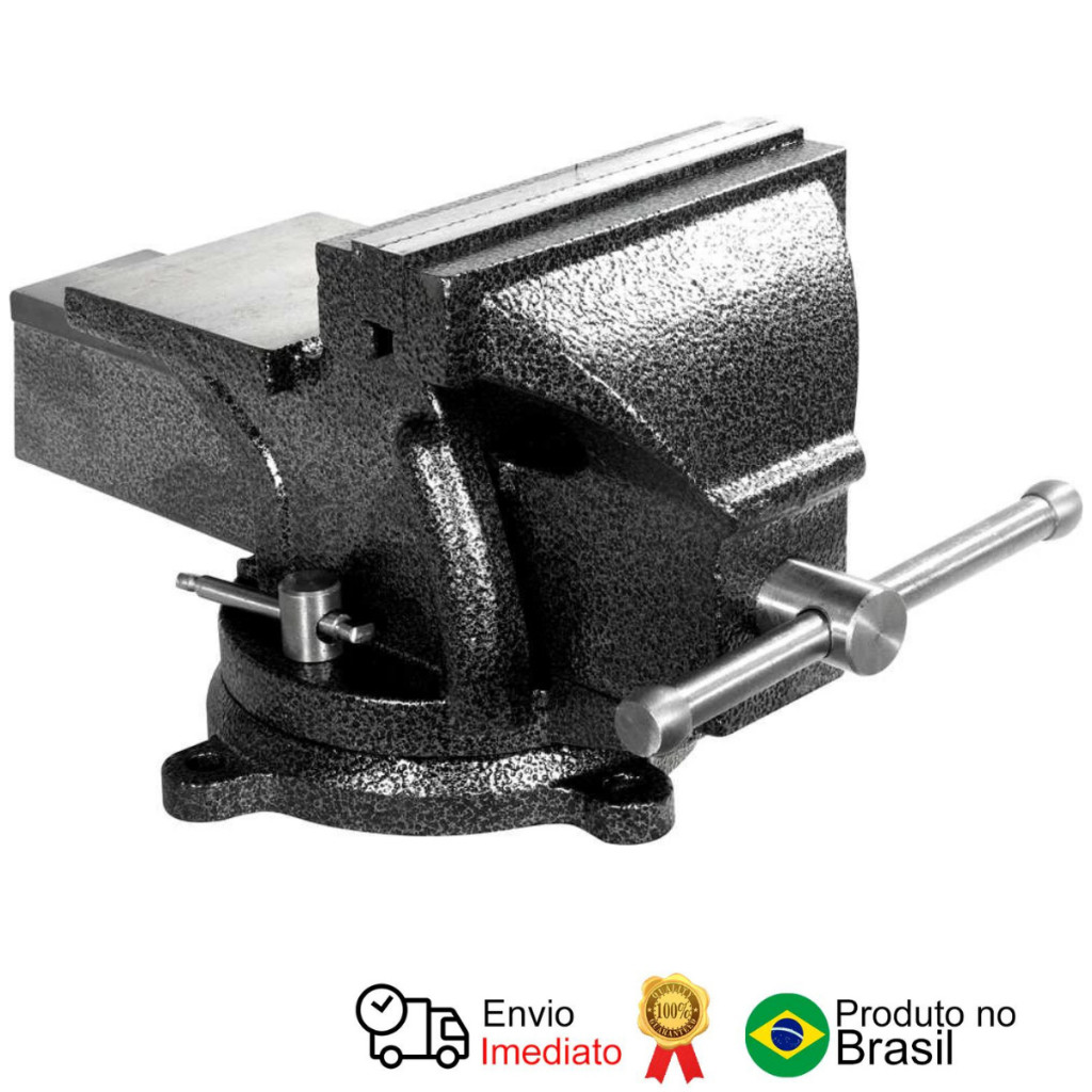 Torno Giratório De Bancada N 6 Em Ferro Nodular Vonder em Oferta na Shopee