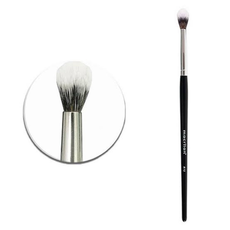 Pincel A12 profissional oval para côncavo Macrilan
