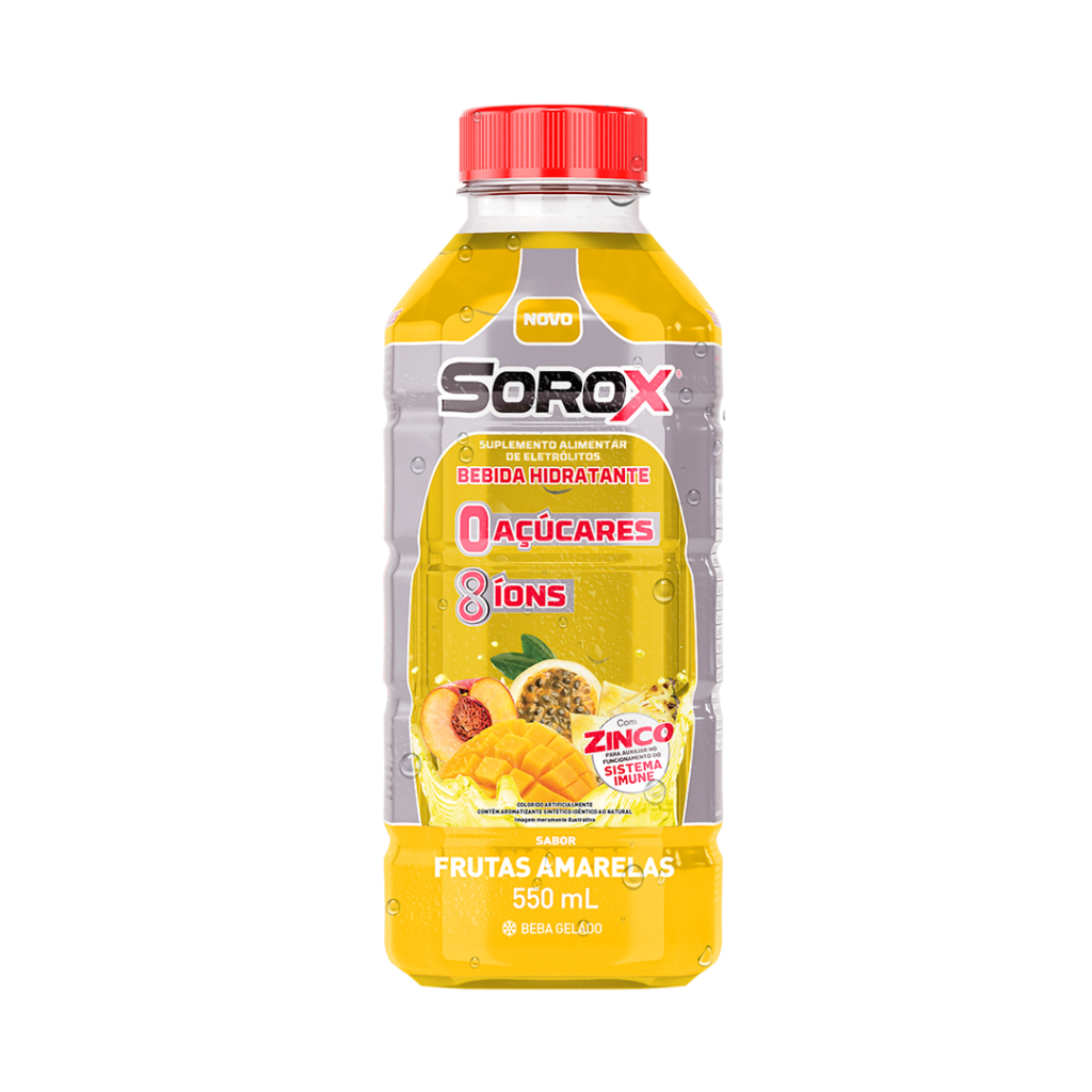 Sorox Frutas Amarelas 550mL em Oferta na Shopee