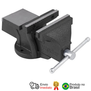 Torno De Bancada Fixo N 6 Em Ferro Nodular Vonder em Oferta na Shopee