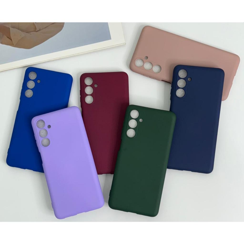 Capa Capinha Para Samsung M54 Silicone Aveludado Película Case em Oferta na Shopee