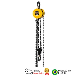 Talha Manual 2 Toneladas Elevação 3 M Vonder