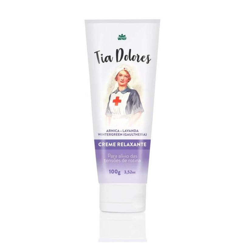 Tia Dolores - Creme Relaxante 100g em Oferta na Shopee