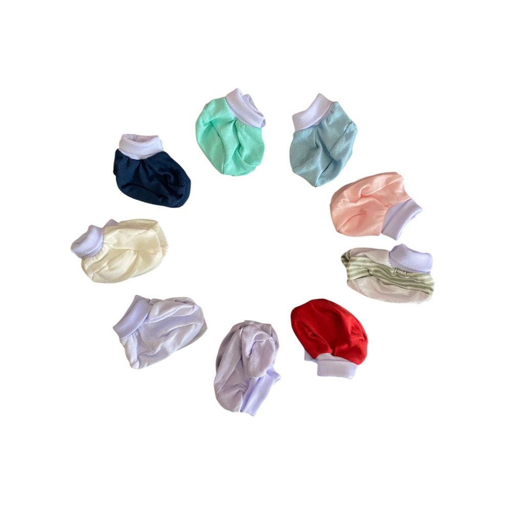 kit 5 Pantufas de bebe  100% algodão. em Oferta na Shopee