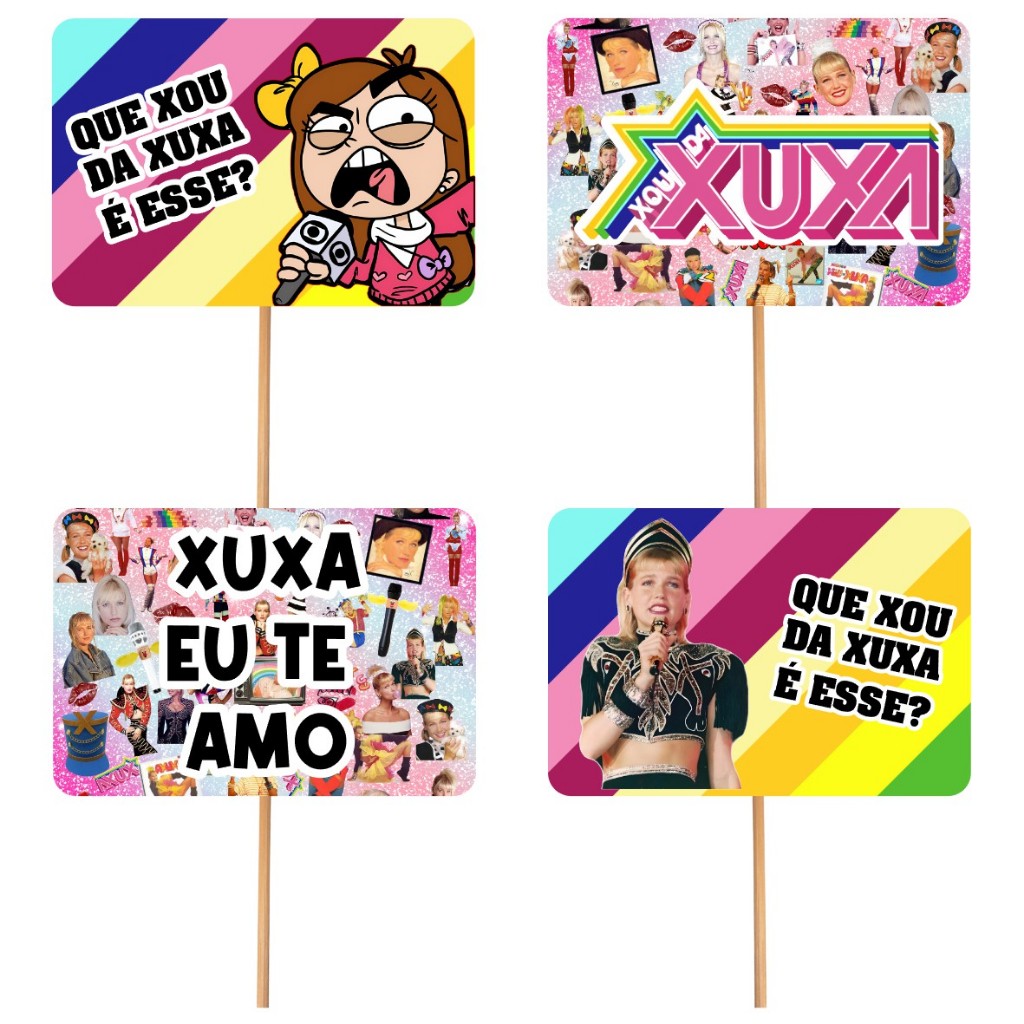 Plaquinhas Divertidas Que Xou da Xuxa é esse Placa para Foto Festa Balada Aniversário