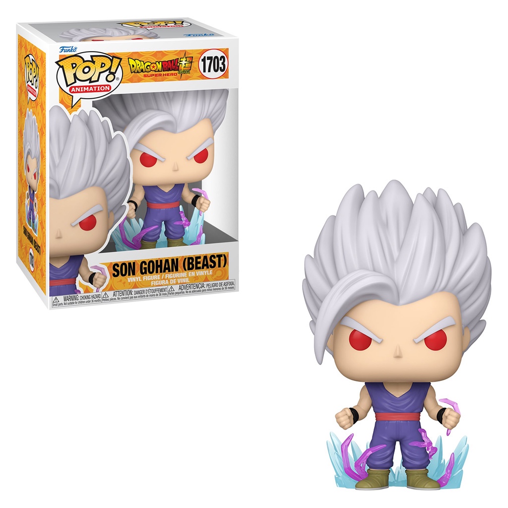 FUNKO POP ANIMATION DRAGON BALL SUPER: SUPER HERO - SON GOHAN (BEAST) 1703 em Oferta na Shopee