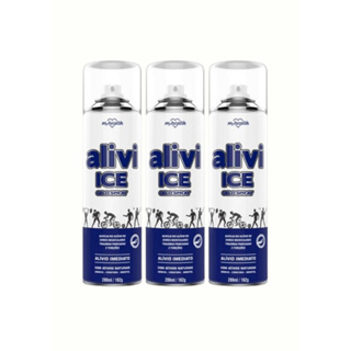 03 un gelo alivio p/ dores musculares torções alivi ice myhealth em Oferta na Shopee