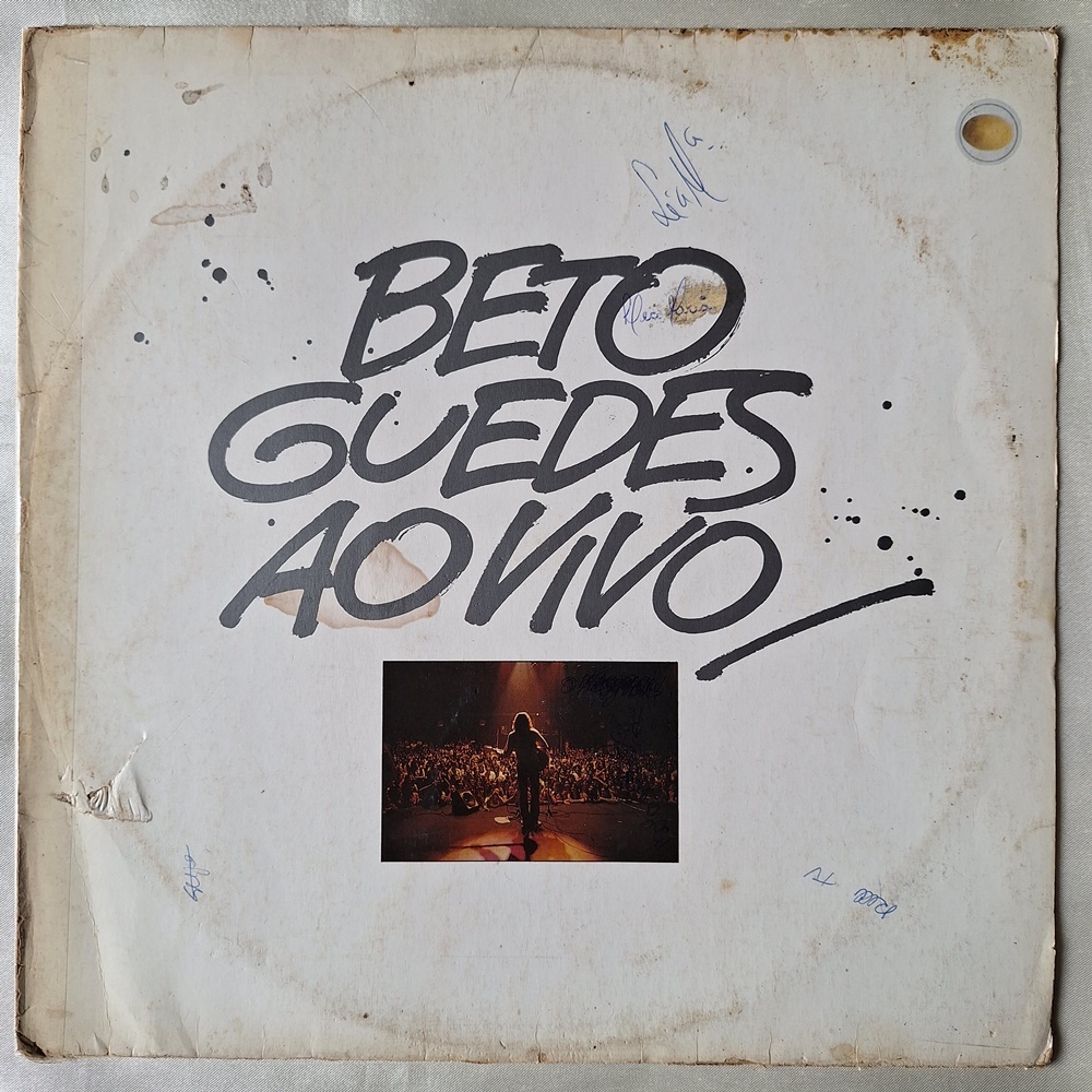 DISCO DE VINIL LP - BETO GUEDES – BETO GUEDES AO VIVO (1987)