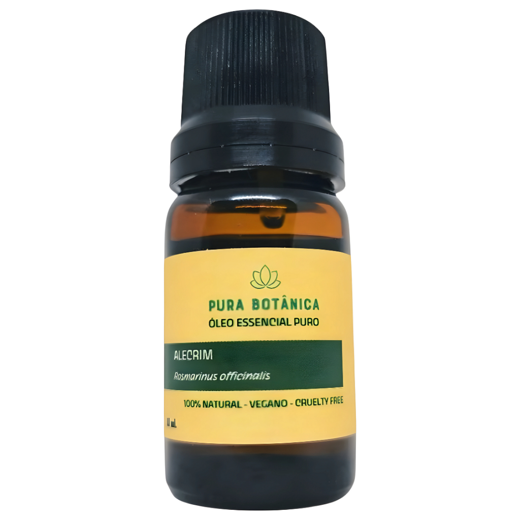 Óleo Essencial de Alecrim 10ml 100% Puro Pura Botânica – Cuidado Capilar, Aromaterapia e Bem-Estar em Oferta na Shopee