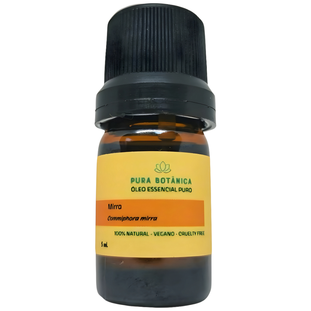 Óleo Essencial de Mirra | Puro e Natural | Aroma Sagrado, Cicatrização e Equilíbrio | Pura Botânica