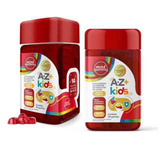 Kit 2 Gummy Kids Multivitamínico AZ 30 Gomas sem Açúcar para Crianças Marca Ekobé. em Oferta na Shopee