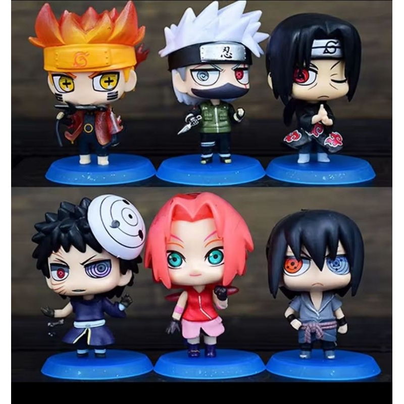Anime Naruto Action figures - Miniaturas Colecionáveis