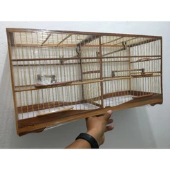 Voador quadrado 60cm malha fina com divisória