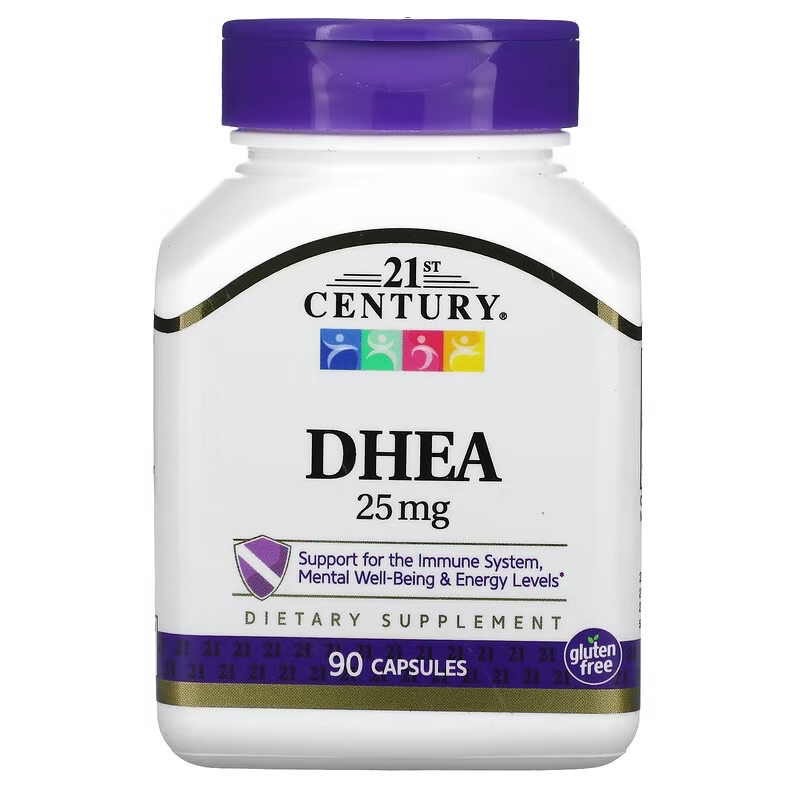 DHEA Century 25 mg | 90 Cápsulas Importado