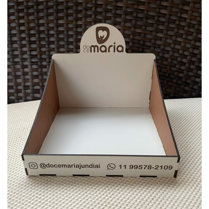 Display expositor para cookie, doces, brownies tamanho 25x35cm