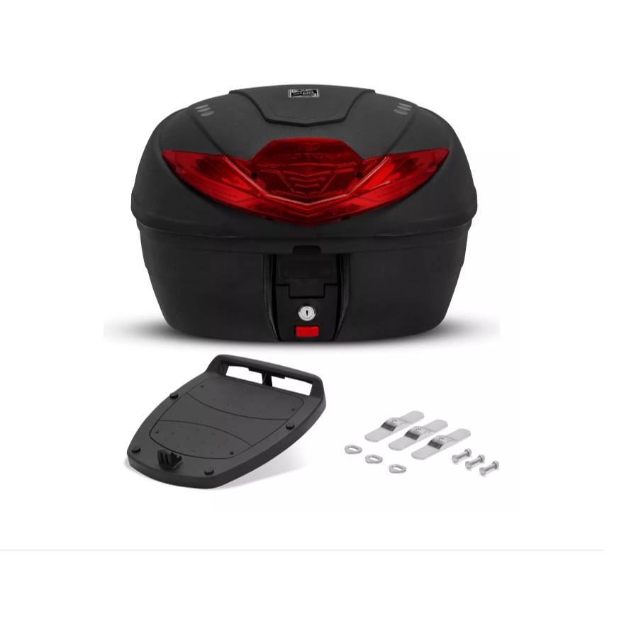 Bauleto Bau moto 35 Litros  + Base Fixadora