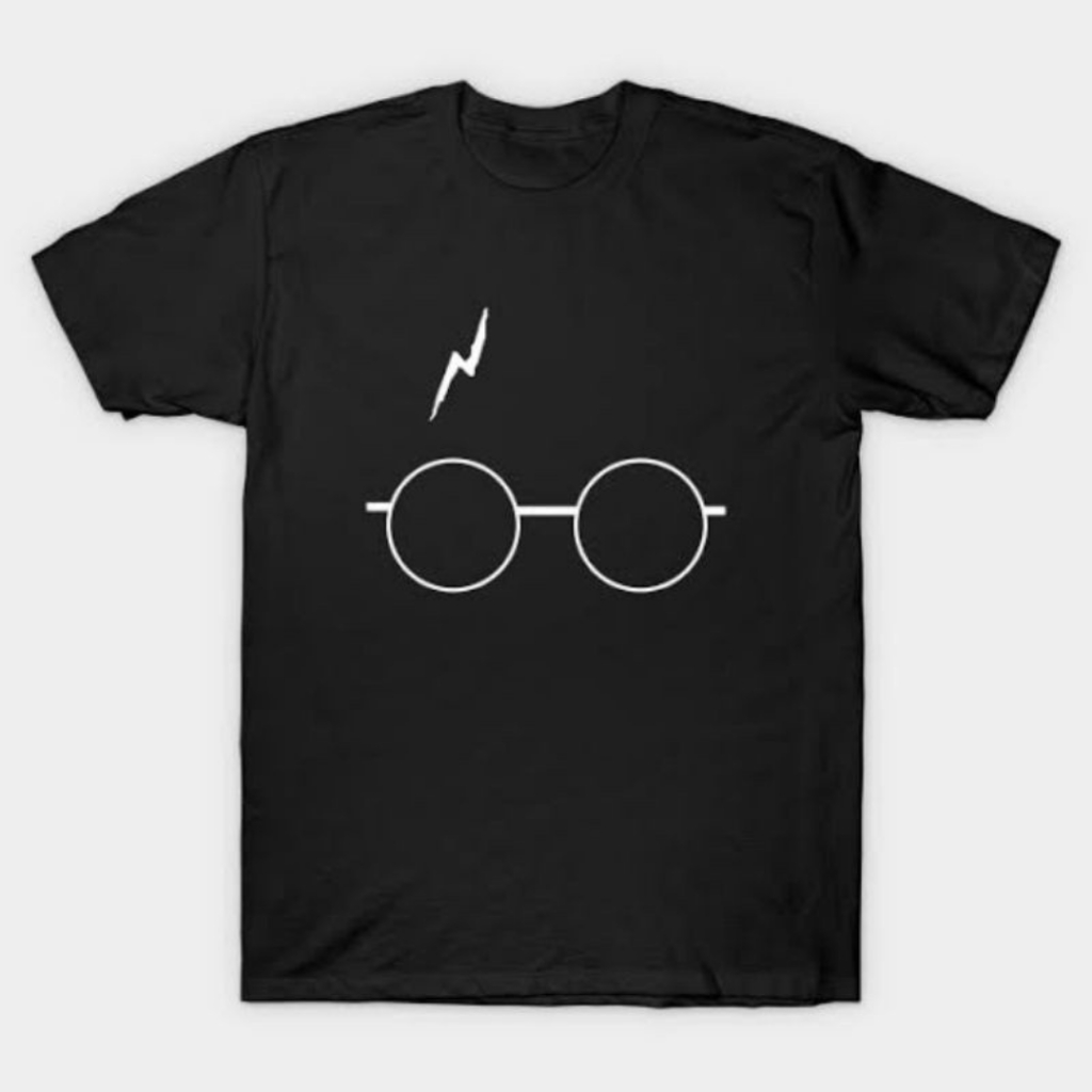 Camiseta Harry Potter Óculos Básica Camisa Feminina Masculina E Infantil 100% algodão Envio Imediato