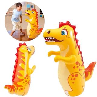 Brinquedo Dinossauro de boxe inflavel 3D para crianças João Bobo Gigante PVC Sensorial