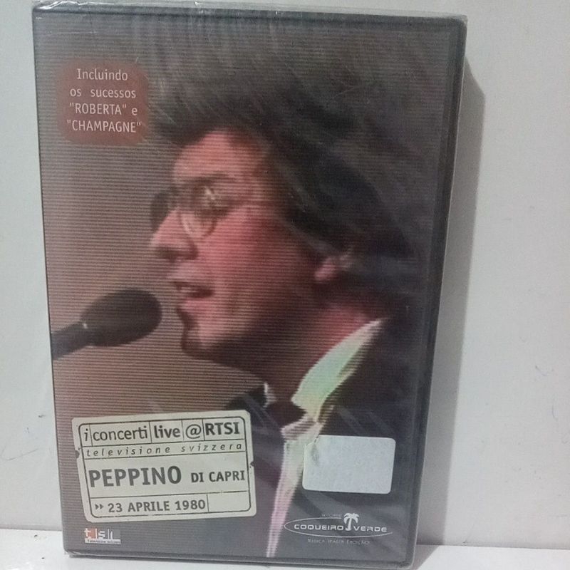 Dvd Peppino Di Capri Live Artsi Lacrado de Fabrica Original