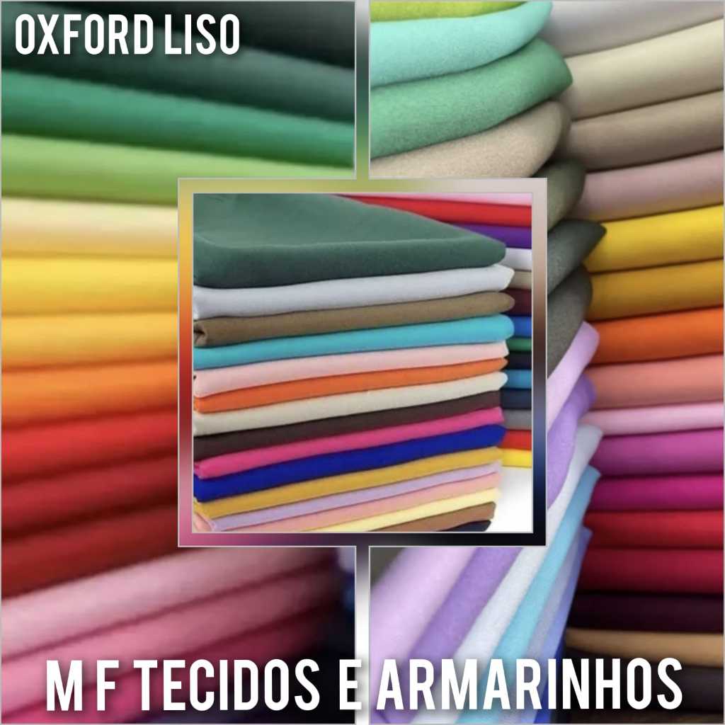 Tecido Oxford 100% Poliester *A PARTIR DE 50 CM X 1,50 MT LARG* Ideal para Decorativo e Vestuários. em Oferta na Shopee