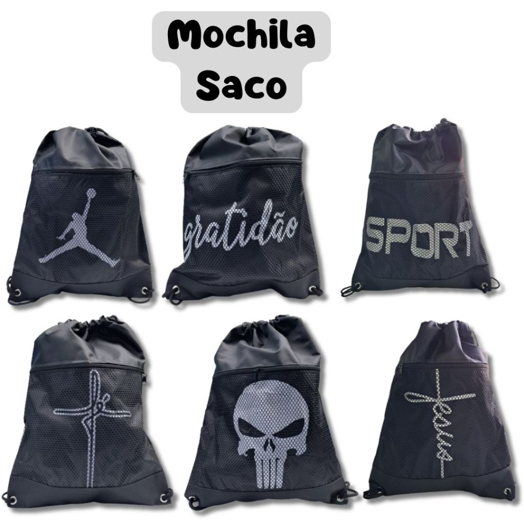 Bolsa Mochila Saco Esporte Futebol Academia Mega Promoção em Oferta na Shopee