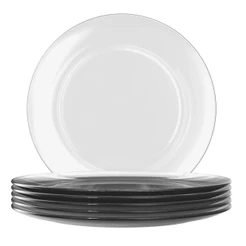 Jogo de Pratos Raso Gourmet Astral 26cm 6 Pçs Duralex Nadir LissC