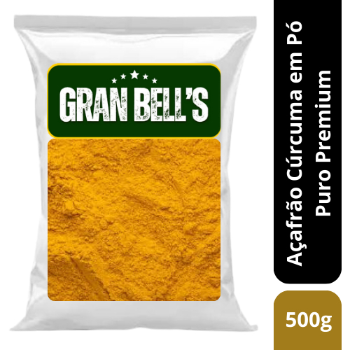 Açafrão Tempero em Pó GRAN BELL'S 500g - Culinária Sabores do Brasil