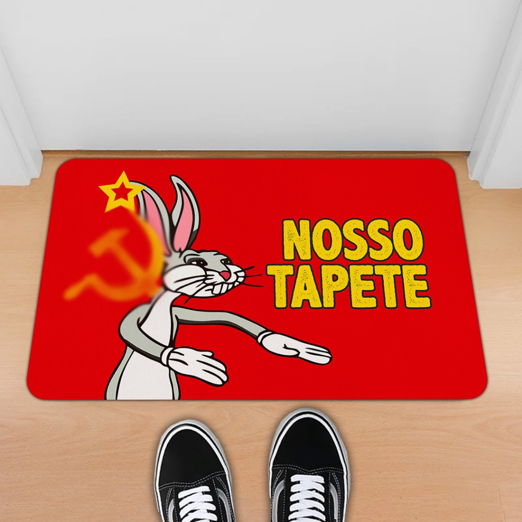 Tapete Decorativo Emborrachado - PERNALONGA COMUNA NOSSO TAPETE em Oferta na Shopee