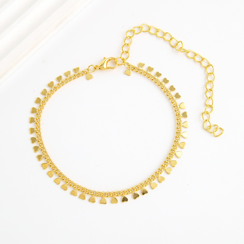 kit colar +pulseira coração Folheado prata 925 e ouro 18k — imagem 2 de 2