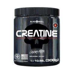 Black Skull Creatine Monohydrate Hardcore Pure Pote 300g - Creatina Monohidratada