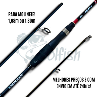 Vara de Pesca Molinete Agata 1,68m 17LBS /1,80m 12lbs Albatroz Fishing Barata Promoção em Oferta na Shopee