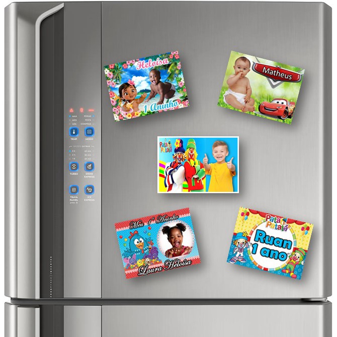 Imã de Geladeira Personalizado Você escolhe o tema