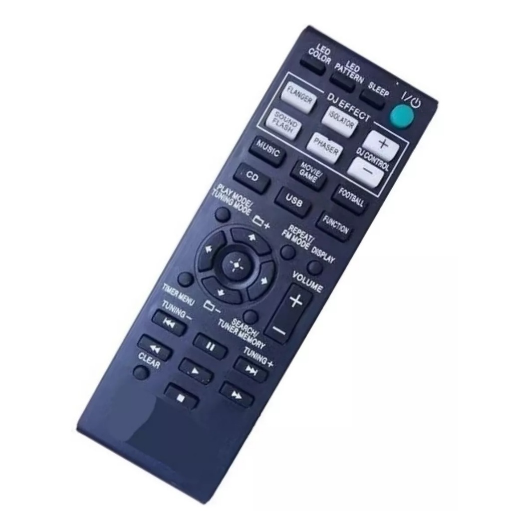 Controle Para Som Amu163 Amu199 Rm-amu163 Rm-amu199 Mhc-gpx33 Gpx33 Mhc-Gpx55 Gpx55 Mhc-gpx77 Gpx77 Mhc-Gpx88 Gpx88