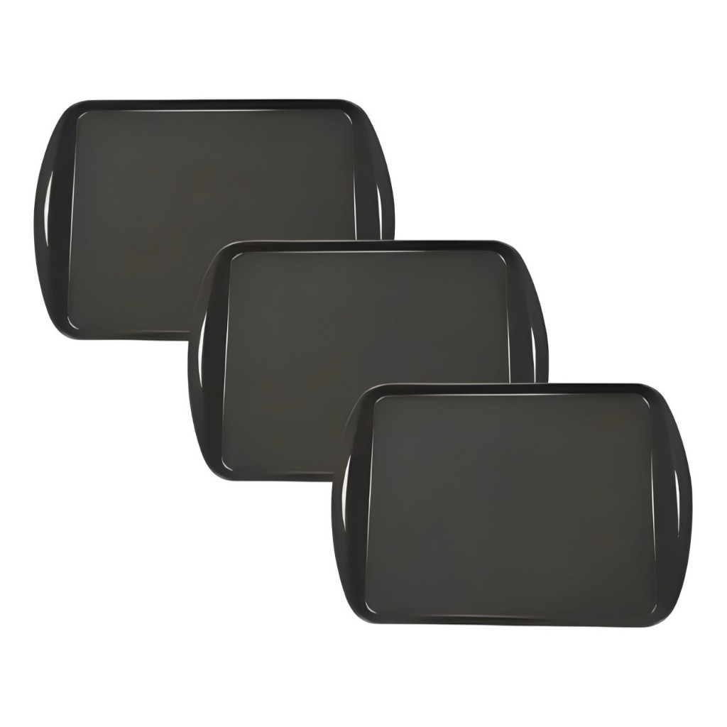 Kit 3 Un Bandejas Restaurante, Self Service, Fast Food 48x33cm Refeitório Praça Alimentação em Oferta na Shopee