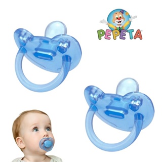 2 Chupetas 100% Silicone Tamanho 2 Maiores de 06 meses ( ESCOLHA AS CORES) BICO ACHATADO ORTODONTICO em Oferta na Shopee