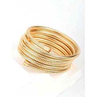 Bracelete Feminino Espiral Mola de Metal Luxo Moda Blogueira Presente Mulher Inspiração em Oferta na Shopee