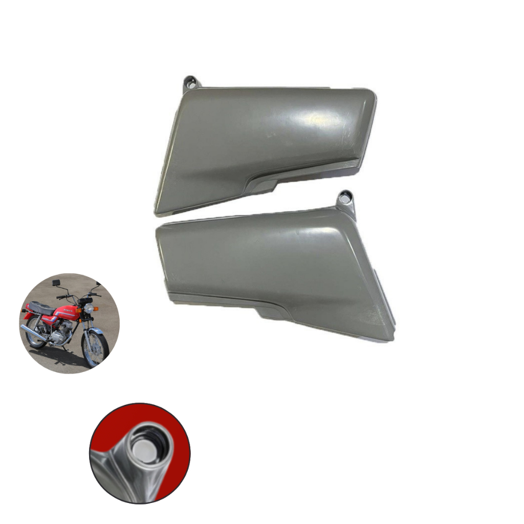 Carenagem tampa lateral CG 125 83 até today 94 sem pintura